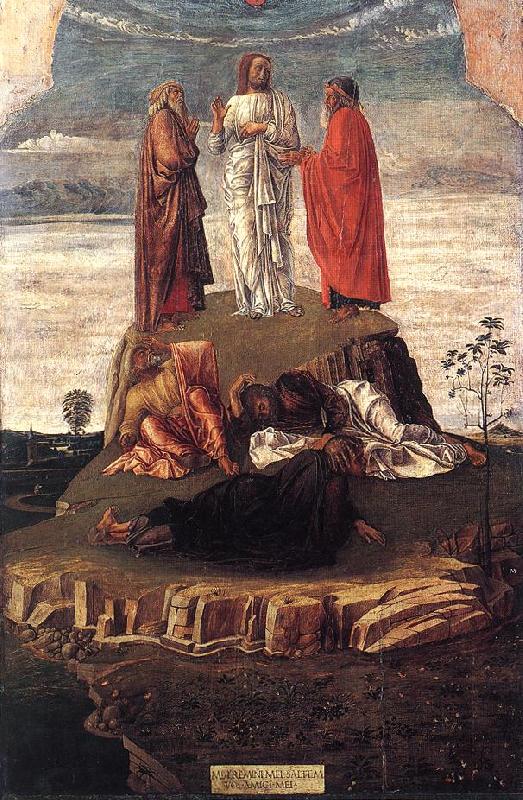 BELLINI, Giovanni Transfiguration of Christ se Sweden oil painting art